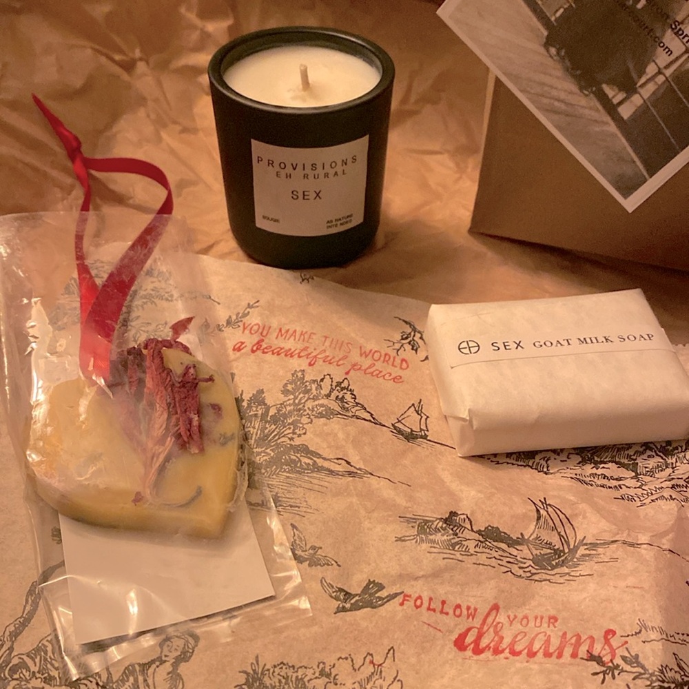 “Sex” 🕯️🌹 Votive, Soap and Sachet
